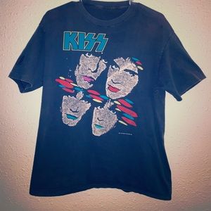 Vintage kiss band tee